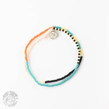 Monte Carlo Surf Bracelet, Beaded Bracelet, by Koh Surf: Purple & Blue