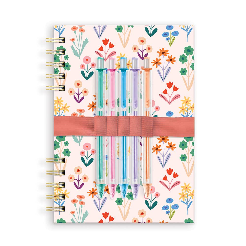 Notebook & Pen Set - Meadow Lane Harper Split-Spiral