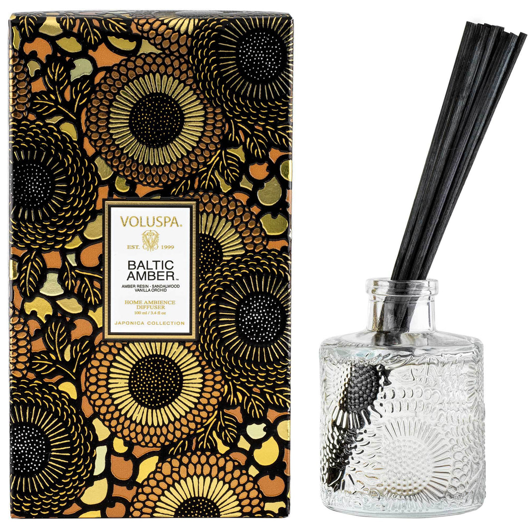 Voluspa - BALTIC AMBER LUXE - REED DIFFUSER