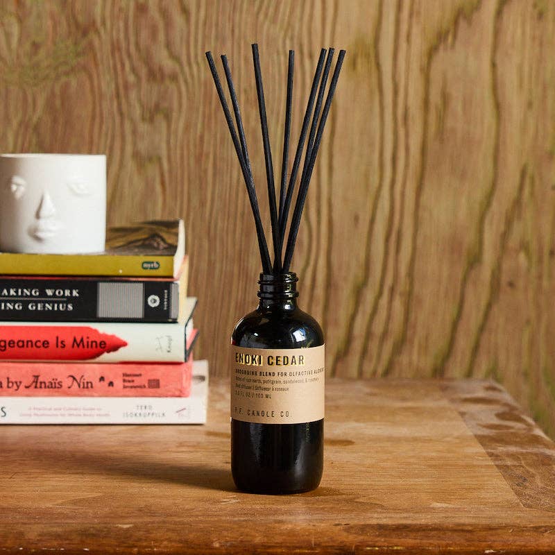 P.F. Candle Co. - Enoki Cedar– Alchemy Reed Diffuser