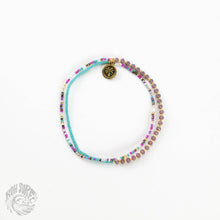 Monte Carlo Surf Bracelet, Beaded Bracelet, by Koh Surf: Purple & Blue