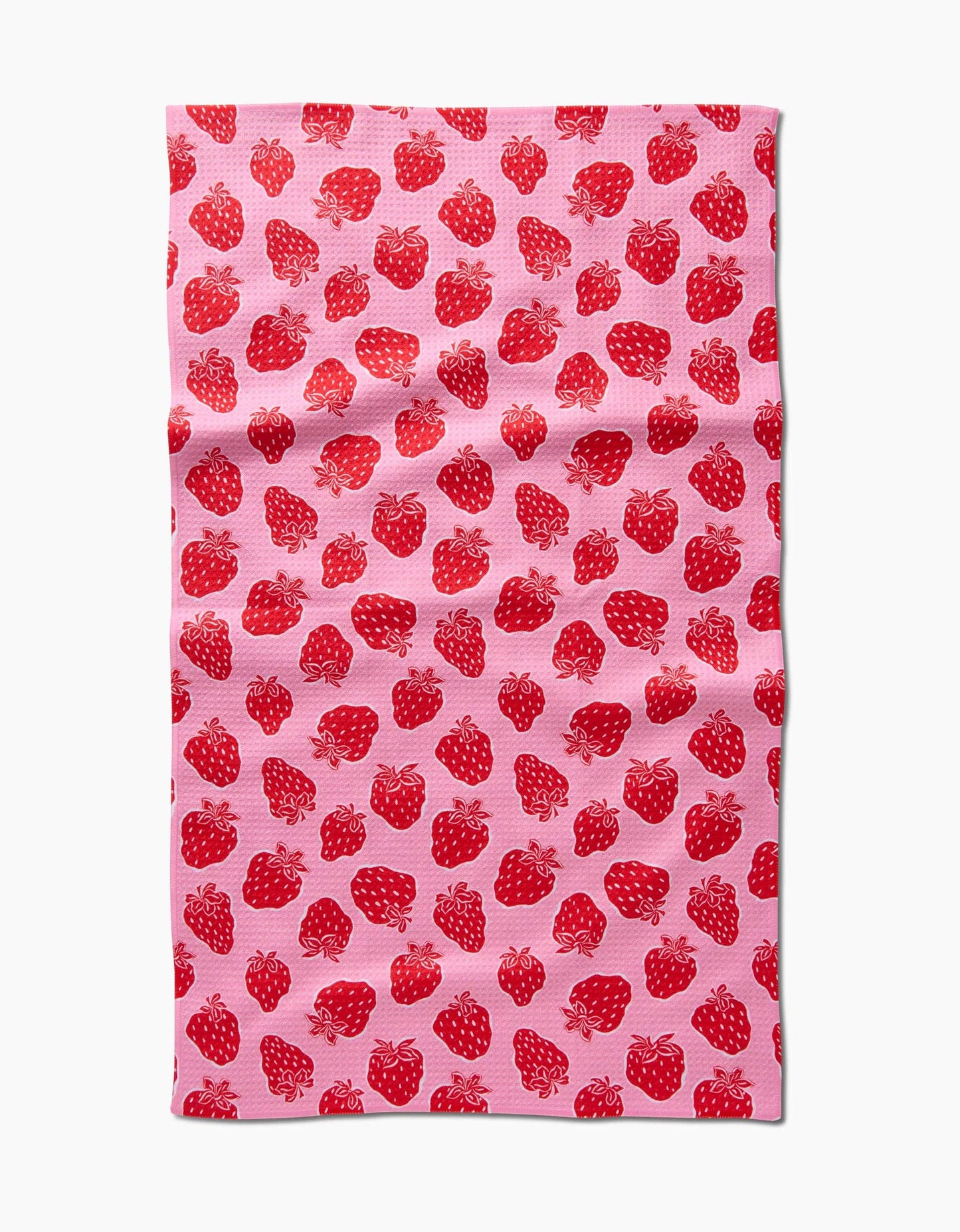 Geometry  - Tea Towel - Strawberry Fields