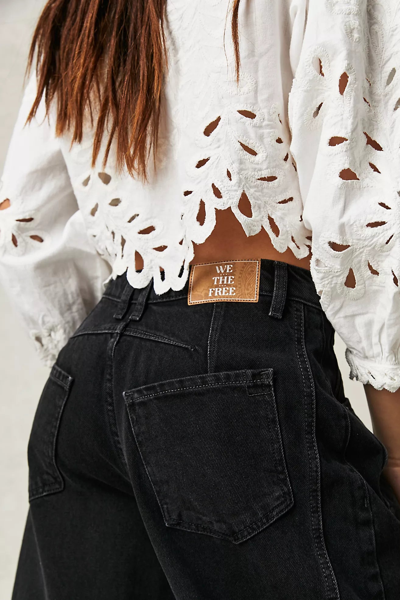 Free People - We The Free Good Luck Mid-Rise Barrel Jeans - Soundwave