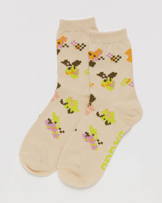 Baggu - Sock Crew -Tapestry Floral