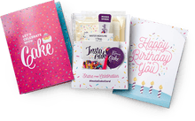Insta Cake Card - Happy Birthday Pink - Vanilla Confetti