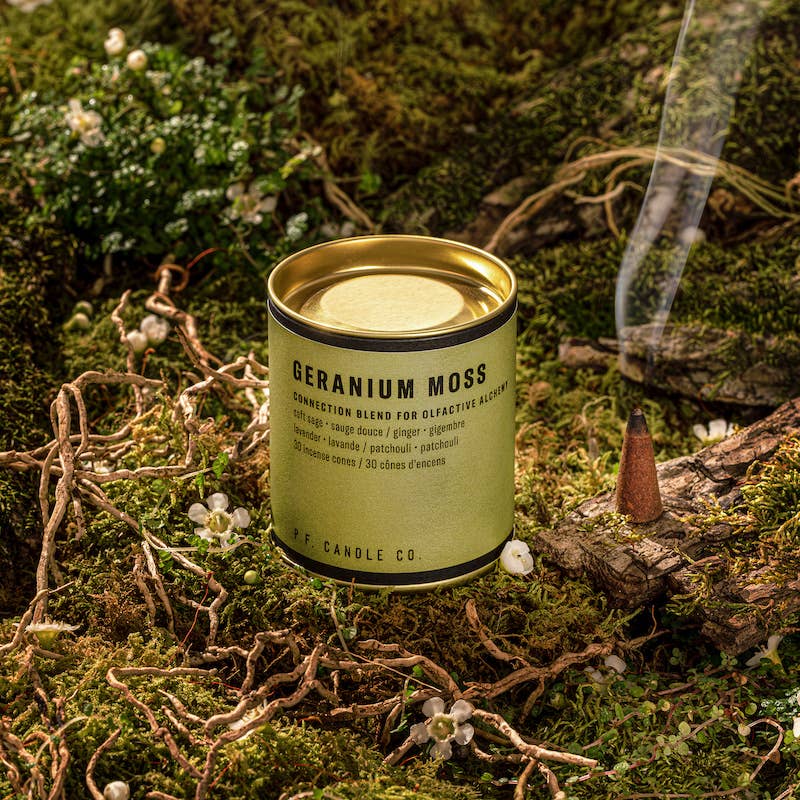 P.F. Candle Co. - Geranium Moss - Alchemy Incense Cones