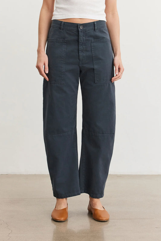 Jenny Graham Brylie Barrel Leg twill pant