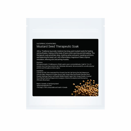 Saltspring Soapworks - Therapeutic Soak - Mustard Seed