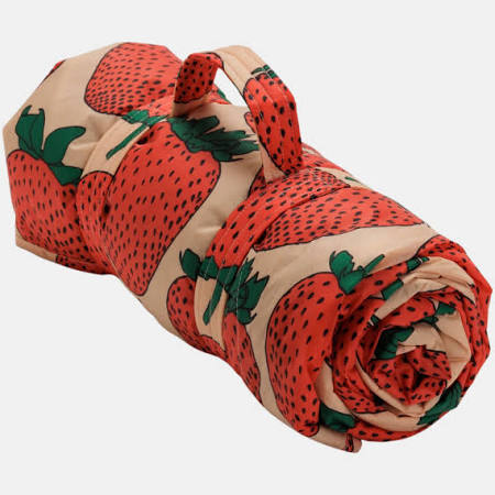 Baggu - Puffy Picnic Blanket - Strawberry