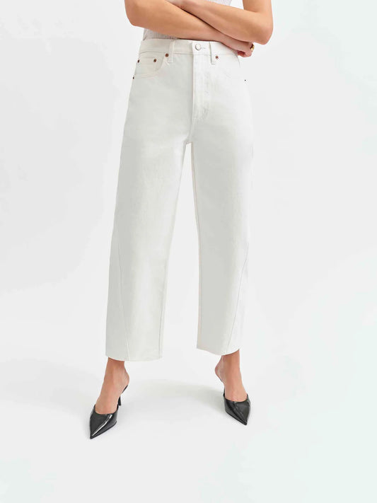 Daze Denim Westward barrel leg in Swan