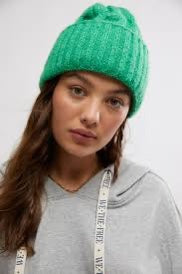 Free People - Coast Beanie - Green