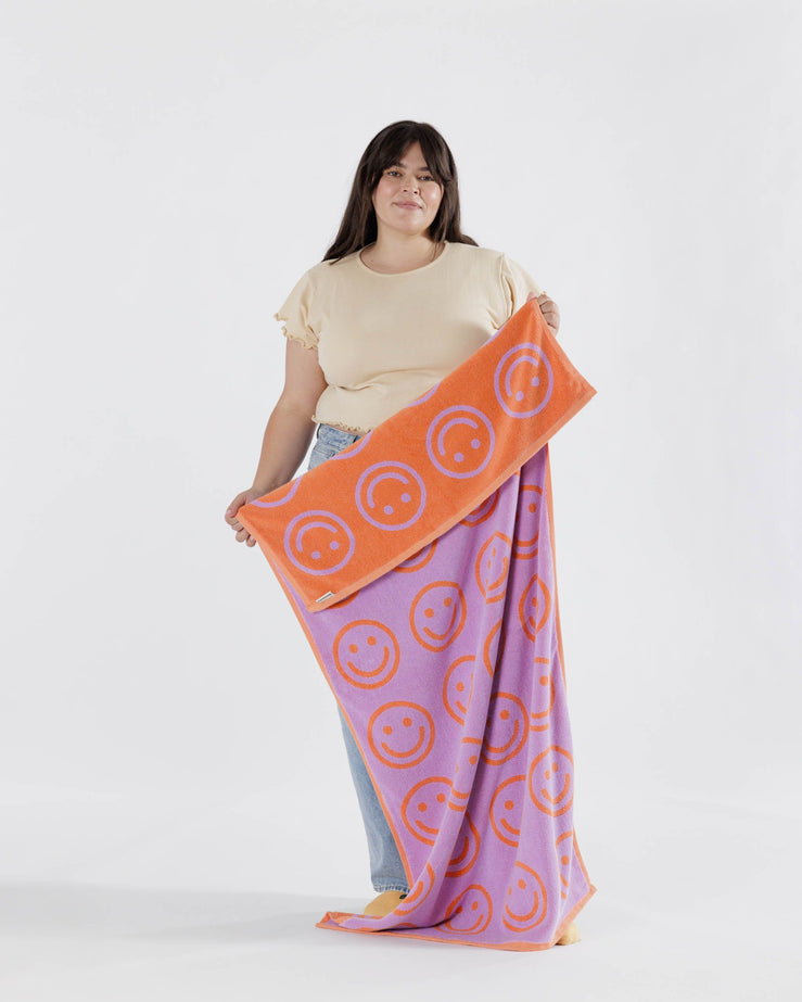 Baggu - Bath Towel - Happy Lilac