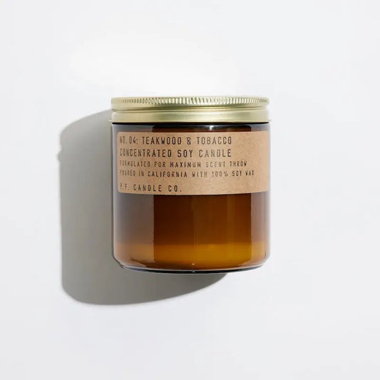 12.5 oz Concentrated Candle - Teakwood & Tobacco