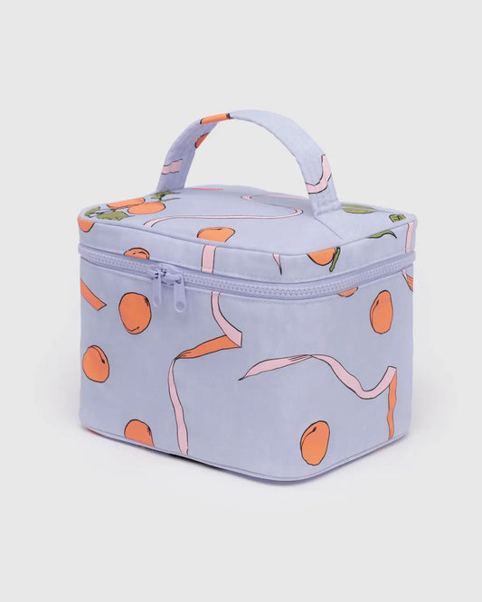 Baggu -  Cosmetic Case - Large - Apricots & Ribbons