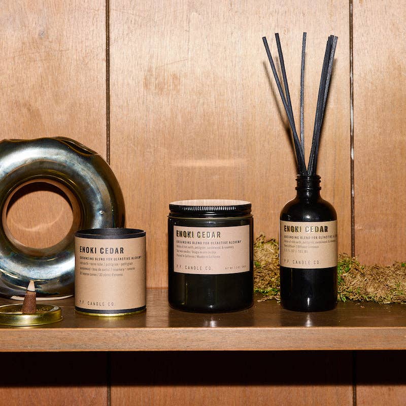 P.F. Candle Co. - Enoki Cedar– Alchemy Reed Diffuser