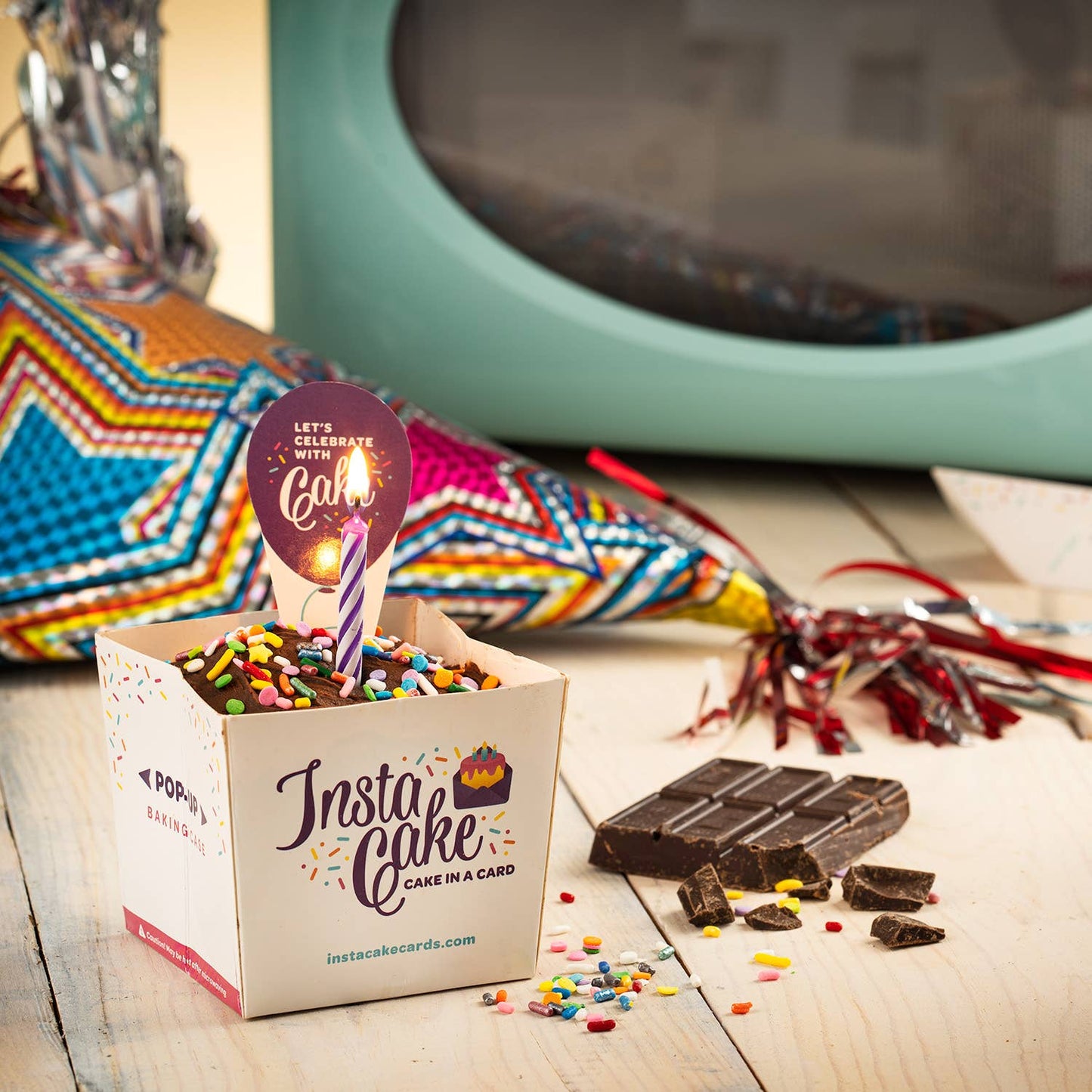 Insta Cake Card - Congrats! - Chocolate