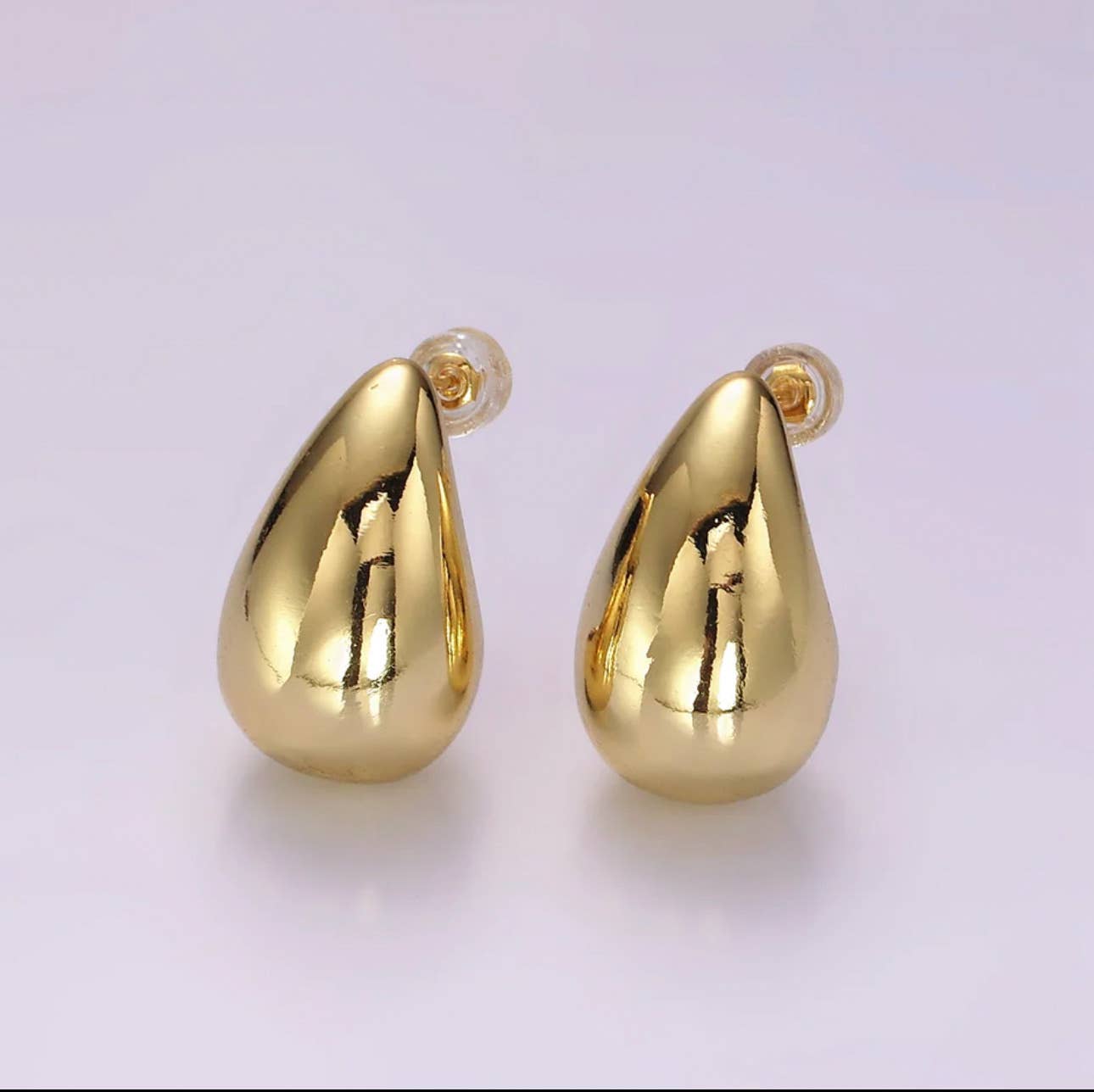 Earrings - Scottie Earrings: Yellow Gold