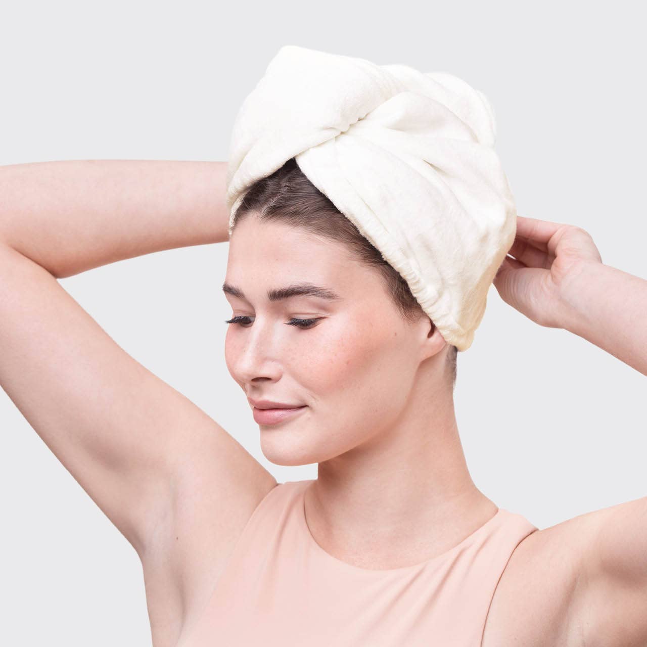 Kitsch - Dry Hair Towel - Ivory