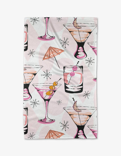 Geometry - Cocktail Hour Tea Towel