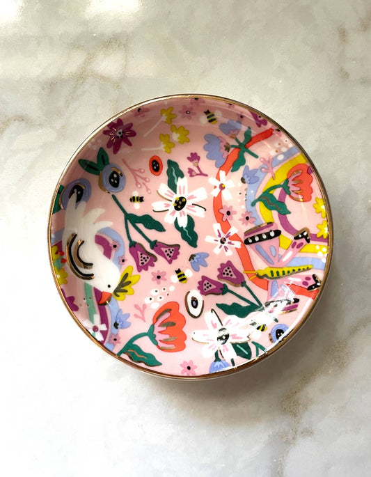 Trinket Dish - Butterfly Garden
