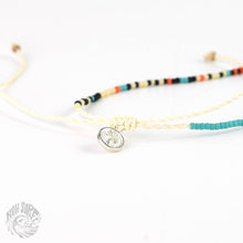 Nusa Dainty Beaded Choker Necklace by Koh Surf: Light Blue & Gold