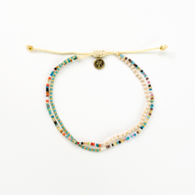 Monte Carlo Anklet, Surfer Jewelry,Beaded Anklet by Koh Surf: 005