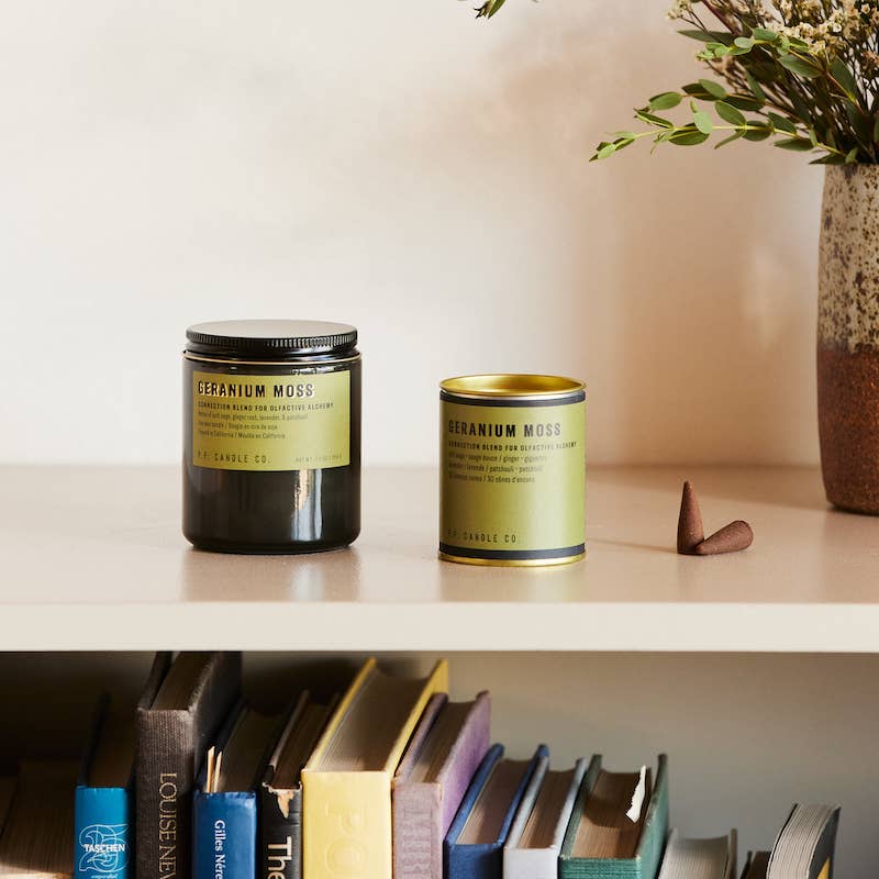 P.F. Candle Co. - Geranium Moss - Alchemy Incense Cones