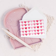 Mini Card - Mini Hearts - Love + Anniversary Greeting Card