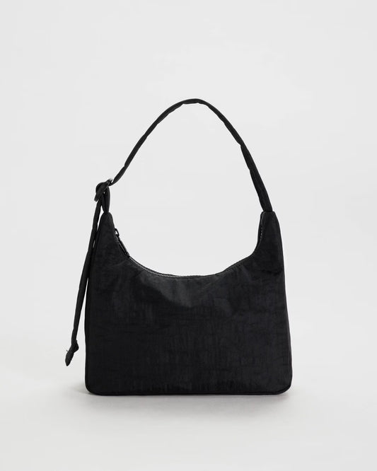 Nylon Shoulder Bag - Mini - Black