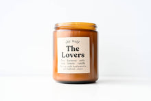 Tarot Candles - The Lovers Soy Candle - Rose, Lemon, Vanilla