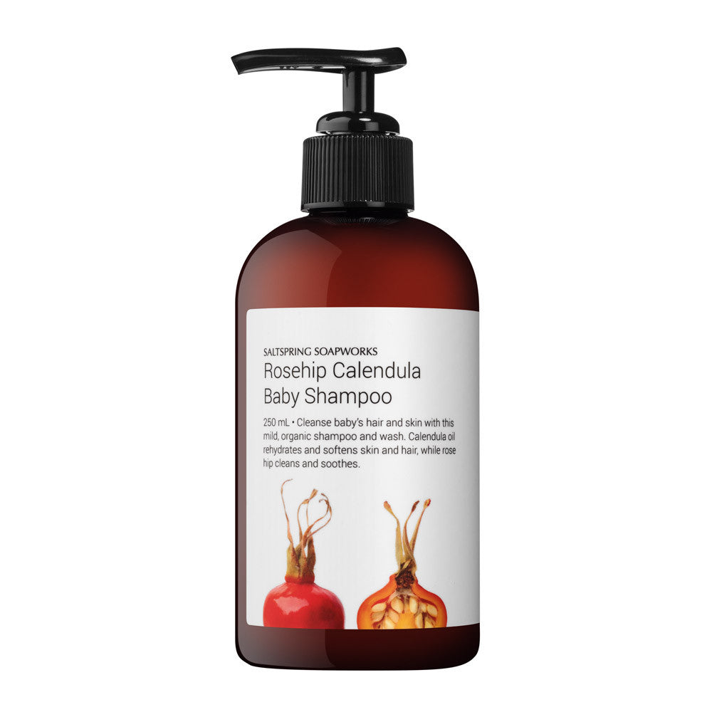 Saltspring Soapworks -Rosehip Calendula Baby Shampoo