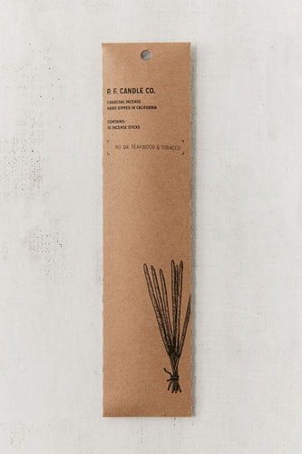 P.F. Candle Co. - Incense Sticks - Teakwood & Tobacco