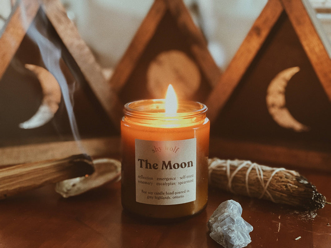 Shy Wolf Candle - The Moon