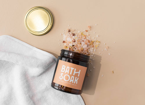 Bath Soak - Himalayan and Dead Sea salt: Sweet citrus