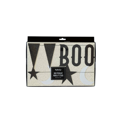 Halloween - Vintage Halloween Boo With Stars Banner Set