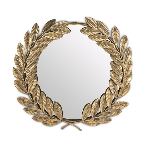 Mirror with Laurel Leaf