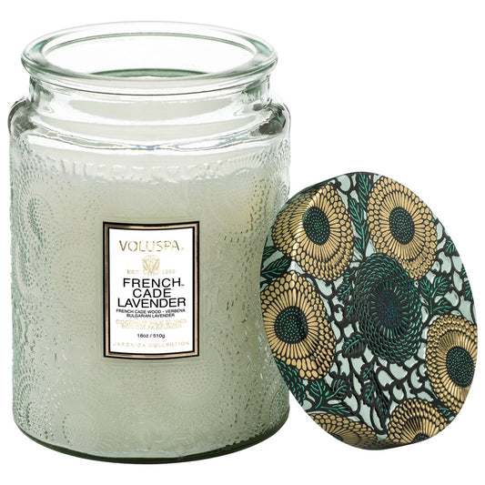 Voluspa - FRENCH CADE LAVENDER - LARGE JAR CANDLE