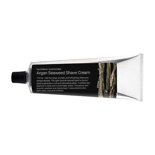 Saltspring Soapworks - Shave Cream - Argan Seaweed