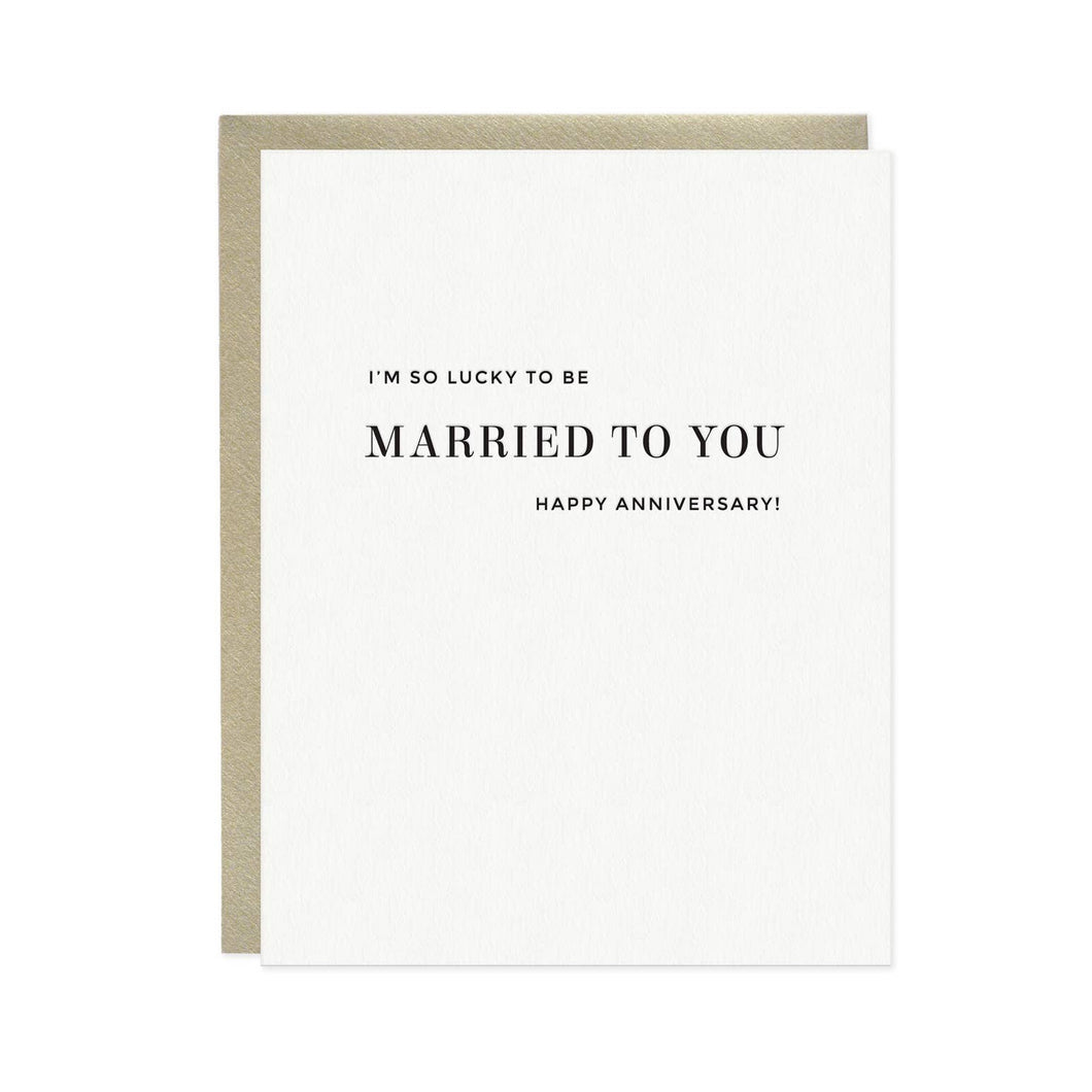 Married to You Card