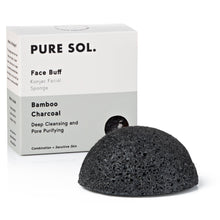 Pure Sol - Charcoal Facial Konjac Sponge