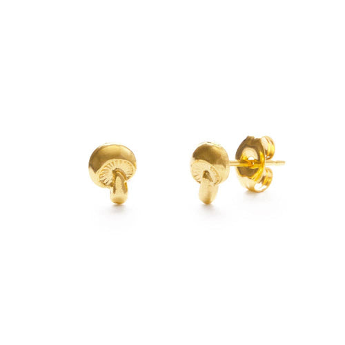 Earrings - Tiny Mushroom Stud