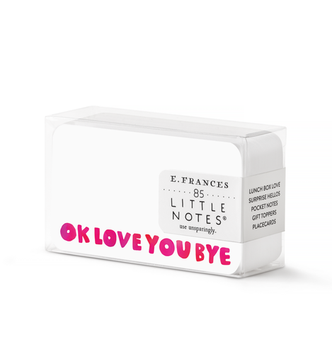Okloveyoubye Little Note®