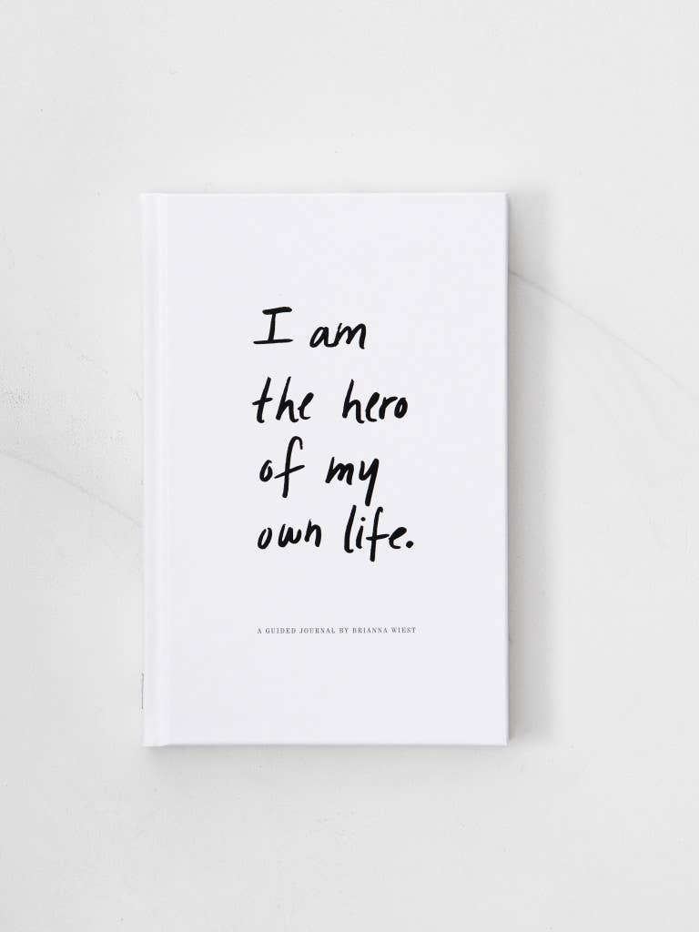 Guided Journal - I Am The Hero Of My Own Life - guided journal