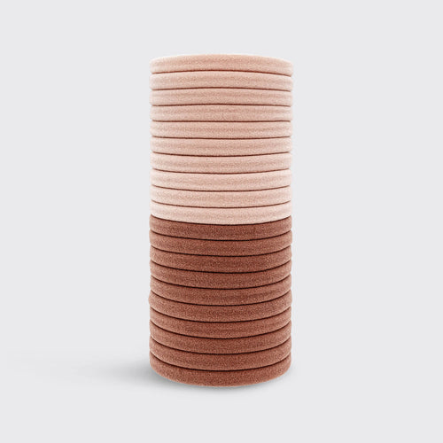 Kitsch - Eco-Friendly Nylon Elastics 20pc set - Blush