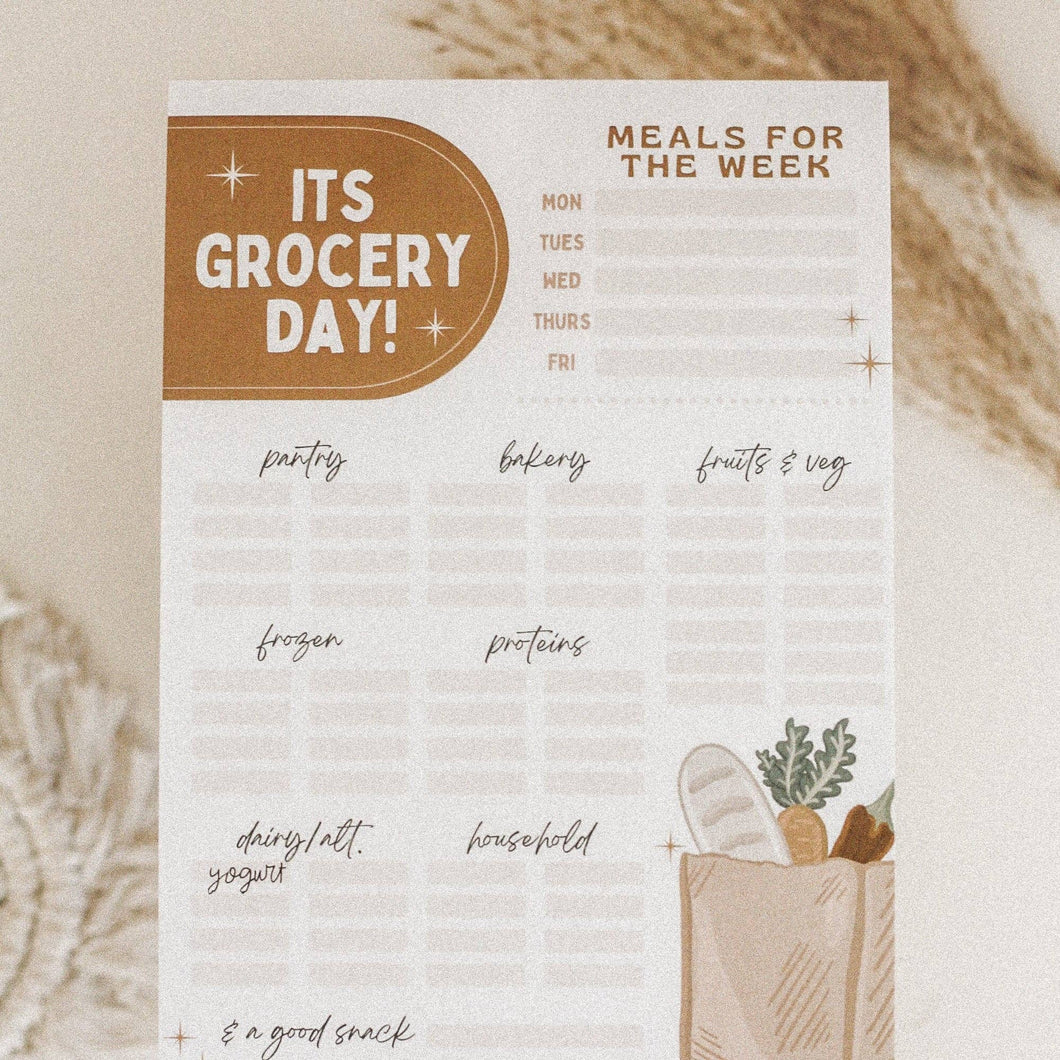 Grocery/Meal Planner Notepad