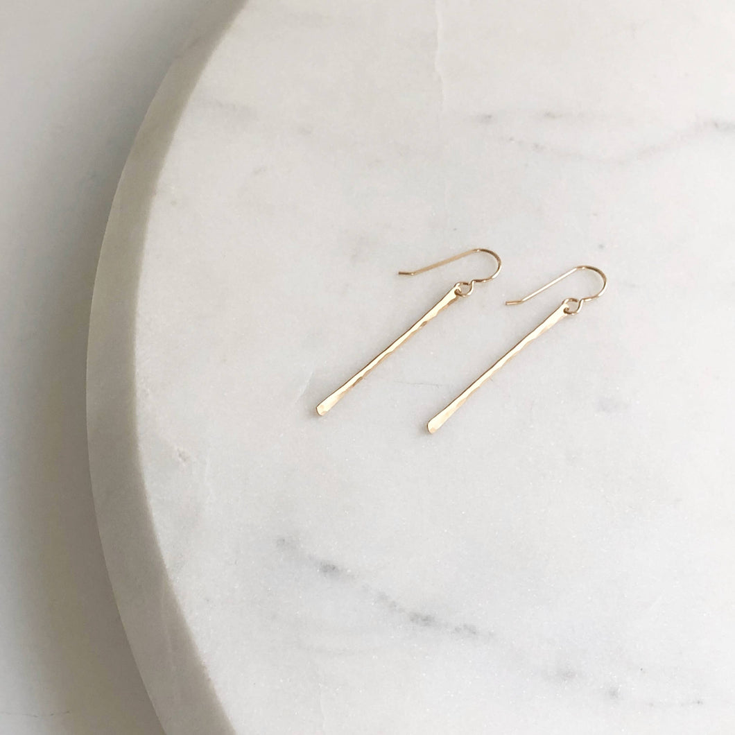 Token Jewelry - Mini Matchstick Earrings
