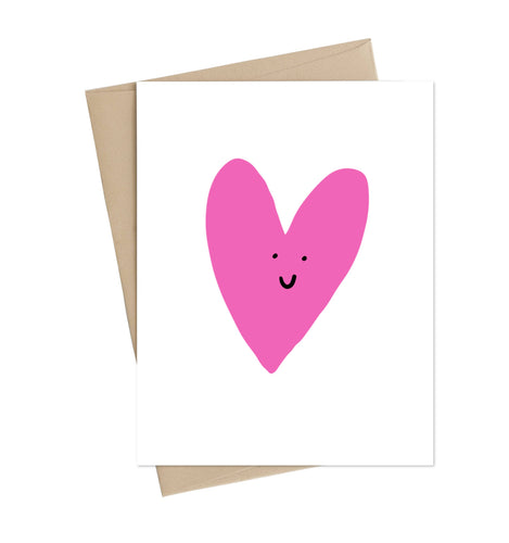 Smiley Pink Heart