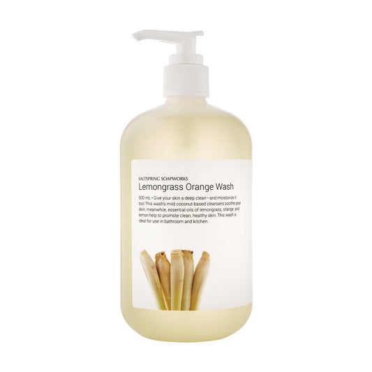 Saltspring Soapworks - Lemongrass Orange Wash