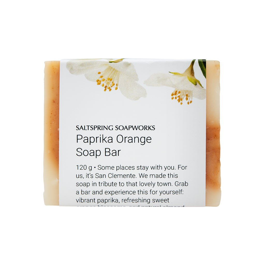 Saltspring Soapworks - Soap Bar - Paprika Orange