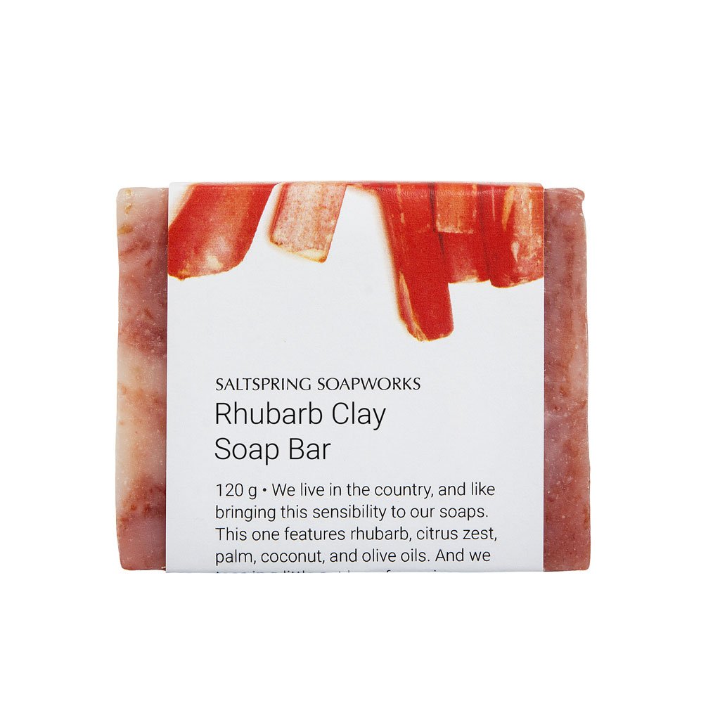 Saltspring Soapworks - Soap Bar - Rhubarb Clay